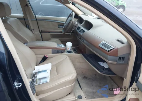 2004 BMW 745I z USA, uszkodzony, nr VIN WBAGL63514DP73135